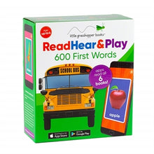 Load image into Gallery viewer, 600 First Words 6-Book Box Set (Read, Hear & Play) with downloadable app