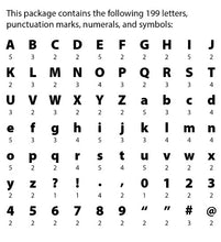 Load image into Gallery viewer, CTP  Poppy Red Chevron 4" Designer Letters