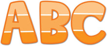 Load image into Gallery viewer, CTP Orange 2" UC Letter Stickers