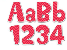 Load image into Gallery viewer, CTP  Poppy Red Chevron 4" Designer Letters