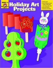 Load image into Gallery viewer, EVAN MOOR Holiday Art Projects Grades 1-6 Projects Teacher Reproducibles