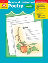 Load image into Gallery viewer, EVAN-MOOR READ AND UNDERSTAND Poetry, Grades 5-6 TEACHER REPRODUCIBLE