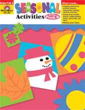 Load image into Gallery viewer, EVAN MOOR Seasonal Activities Grades Prek-k Teacher Reproducibles