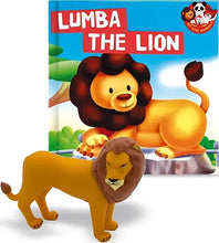 Load image into Gallery viewer, Lumba the Lion Book and Animal Figure