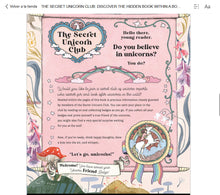 Load image into Gallery viewer, The Secret Unicorn Club: Discover the Hidden Book Within a Book!