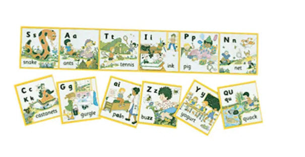 Jolly Phonics Wall Frieze In Print Letters Online School Book Fairs