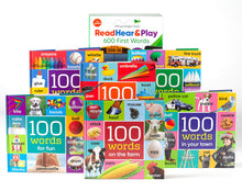 Load image into Gallery viewer, 600 First Words 6-Book Box Set (Read, Hear & Play) with downloadable app