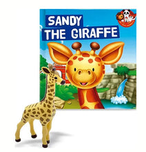 Load image into Gallery viewer, SANDY THE GIRAFFE BOOK AND FIGURE