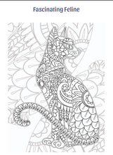 Load image into Gallery viewer, AMAZING CATS ART COLOURING BOOK  EBOOK DOWNLOAD