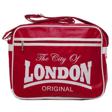 Load image into Gallery viewer, ROBIN RUTH EXCLUSIVE:Original Robin Ruth Brand Retro Syle Bag City of  London Large Red White
