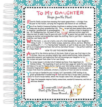 Load image into Gallery viewer, Recipe Keepsake Book - To My Daughter: With Love from My Kitchen