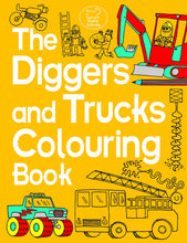Load image into Gallery viewer, Diggers and Trucks Colouring Book - ONLINE SCHOOL BOOK FAIRS