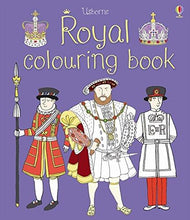 Load image into Gallery viewer, USBORNE ART Royal Colouring Book - ONLINE SCHOOL BOOK FAIRS