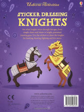 Load image into Gallery viewer, AN USBORNE ACTIVITY BOOK: Sticker Dressing Knights