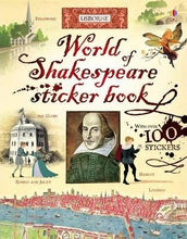 Load image into Gallery viewer, AN USBORNE ART BOOK:WORLD OF SHAKESPEARE STICKER BOOK