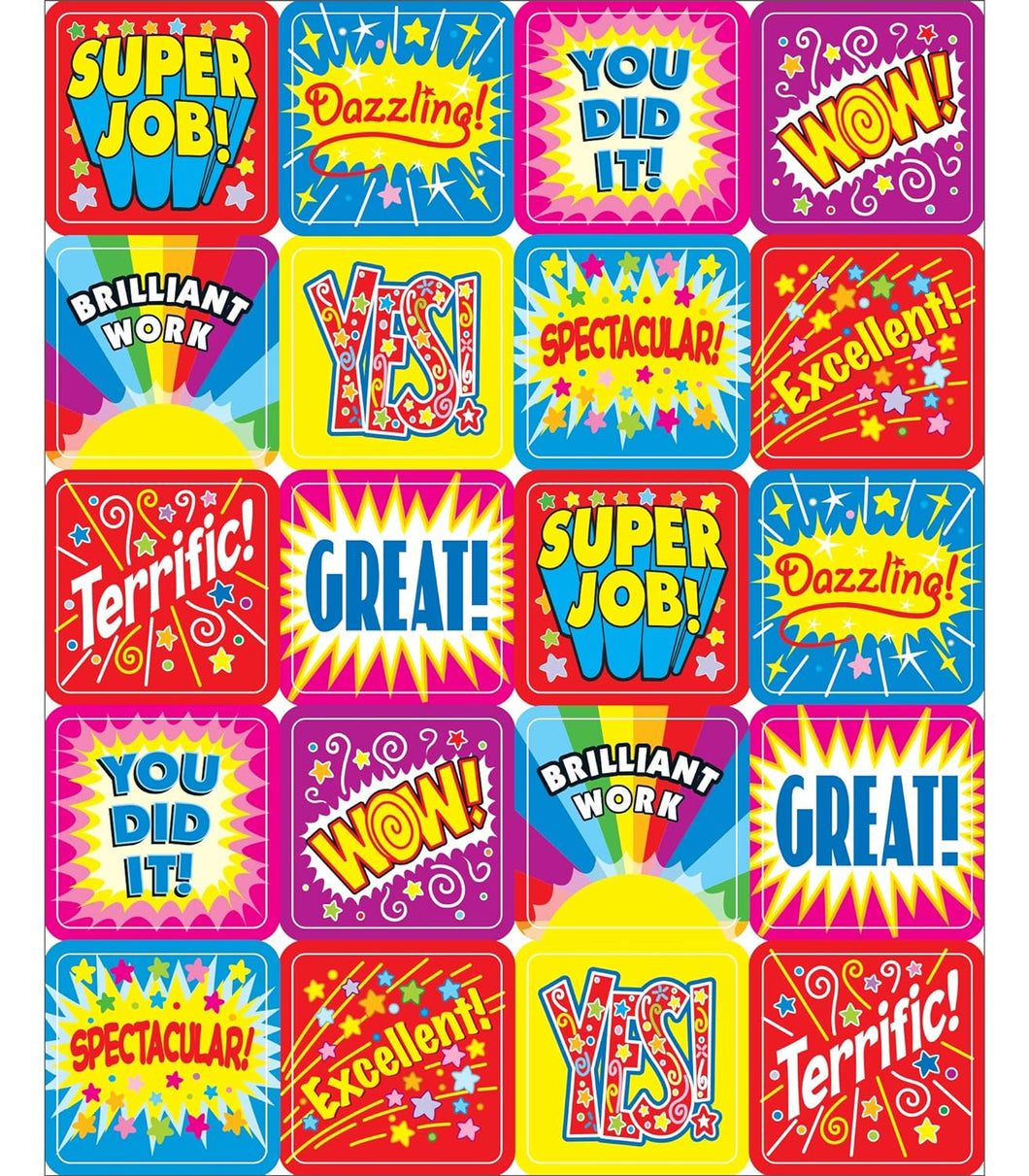 CTP Positive Words Motivational Stickers