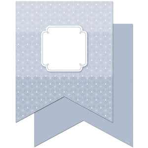 CTP Painted Palette Slate Gray Pennants 10" Designer Cut-Outs
