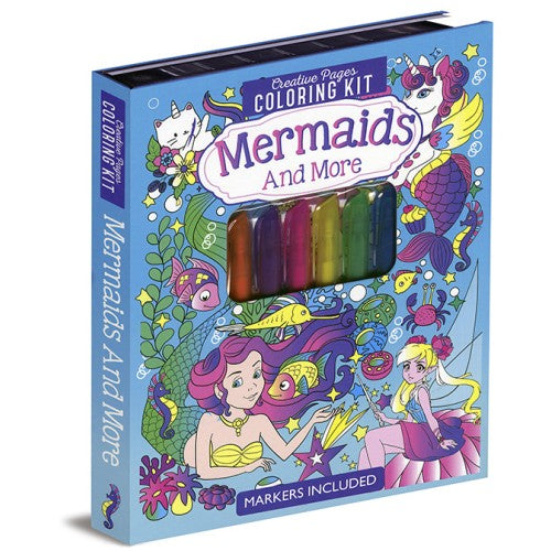 Creative Pages Coloring Book Mermaids & More