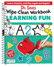 Load image into Gallery viewer, Dr. Seuss Wipe-Clean Workbook: Learning Fun: Activity Workbook for Ages 3-5
