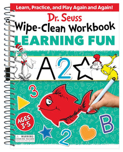 Dr. Seuss Wipe-Clean Workbook: Learning Fun: Activity Workbook for Ages 3-5