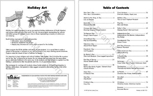 EVAN MOOR Holiday Art Projects Grades 1-6 Projects Teacher Reproducibles