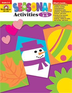 EVAN MOOR Seasonal Activities, Grades 3-5  Teacher Reproducibles