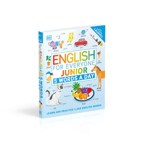 English for Everyone Junior: 5 Words a Day: Learn and Practice 1,000 English Words