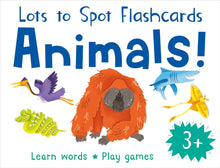 Load image into Gallery viewer, Lots to Spot Animals Flashcards – Learn Words By Playing Quick Games
