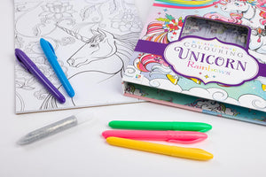 Unicorn Rainbows Kaleidoscope Colouring Kit