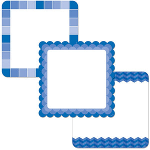 CTP Painted Palette Blue Chart Cards 10" Designer Cut-Outs
