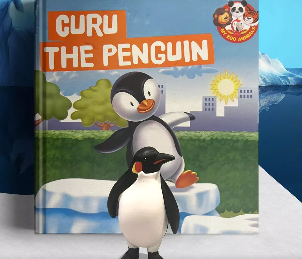 CURU THE PENGUIN BOOK AND FIGURE