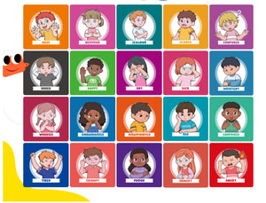 Feelings and Emotions Book Chart for Children
