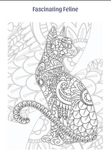 Load image into Gallery viewer, AMAZING CATS ART COLOURING BOOK  EBOOK DOWNLOAD
