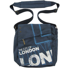 Load image into Gallery viewer, ROBIN RUTH EXCLUSIVE:Cool Original Robin Ruth Brand  City of London Messenger Bag -Small royal blue
