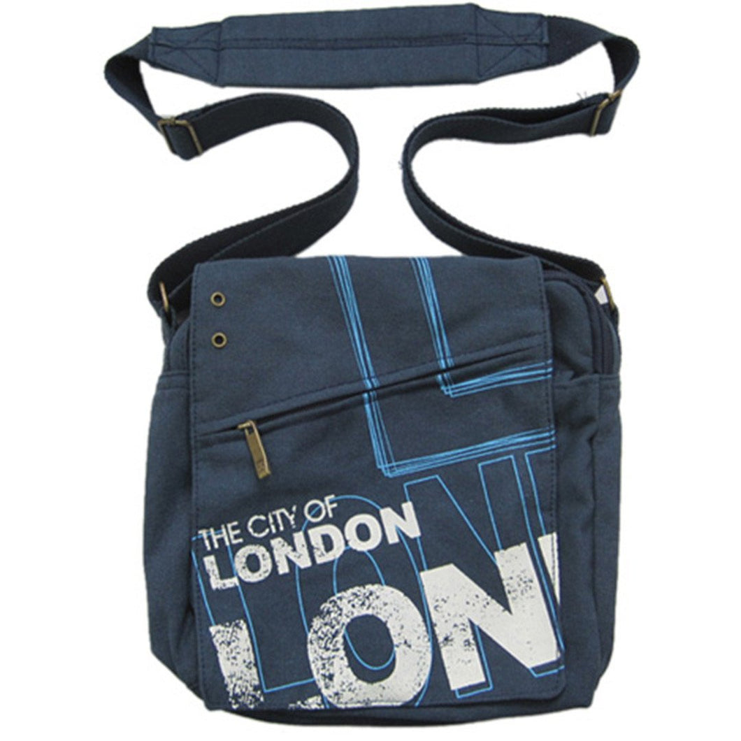 ROBIN RUTH EXCLUSIVE:Cool Original Robin Ruth Brand  City of London Messenger Bag -Small royal blue