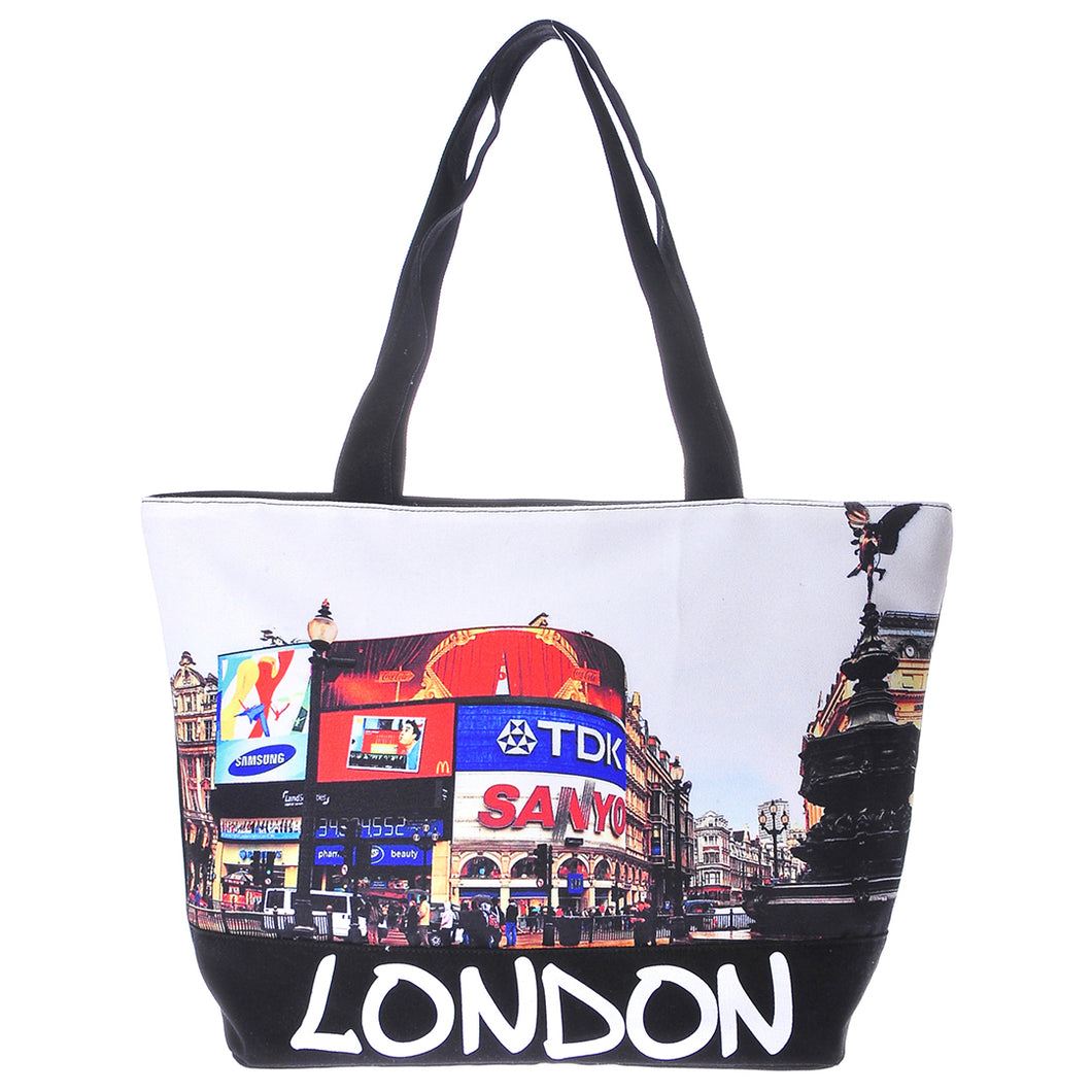 ROBIN RUTH EXCLUSIVE:PHOTO TOTE BAG LONDON PICADILLY CIRCUS