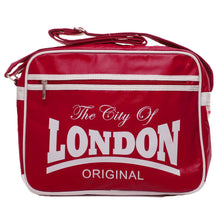 Load image into Gallery viewer, ROBIN RUTH EXCLUSIVE:Original Robin Ruth Brand Retro Syle Bag City of  London Large Red White
