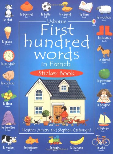 First 100 Words in French Sticker Book