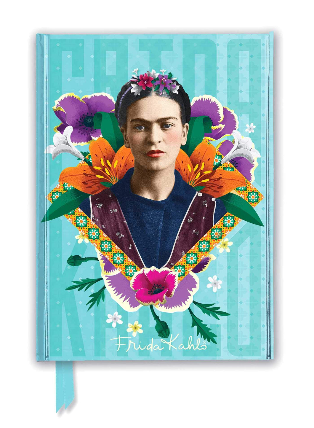 JOURNAL:Frida Kahlo Blue (Foiled Journal)