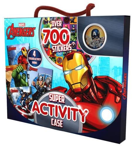 Marvel Avengers Super Activity Case: 4 Activity Books Over 700 Stickers