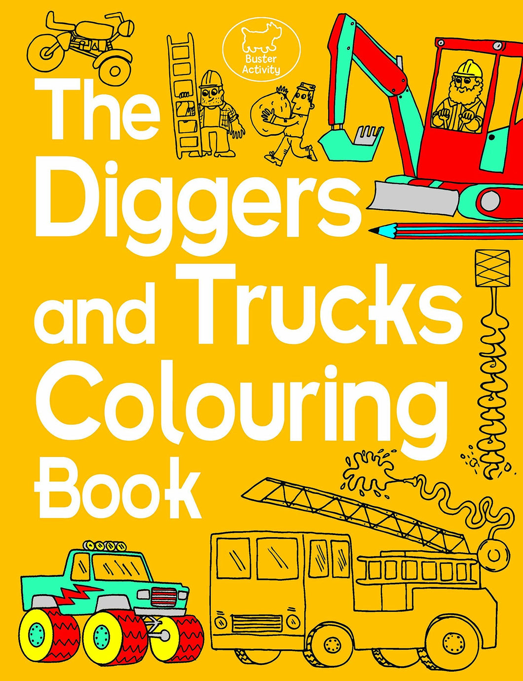 Diggers and Trucks Colouring Book - ONLINE SCHOOL BOOK FAIRS 