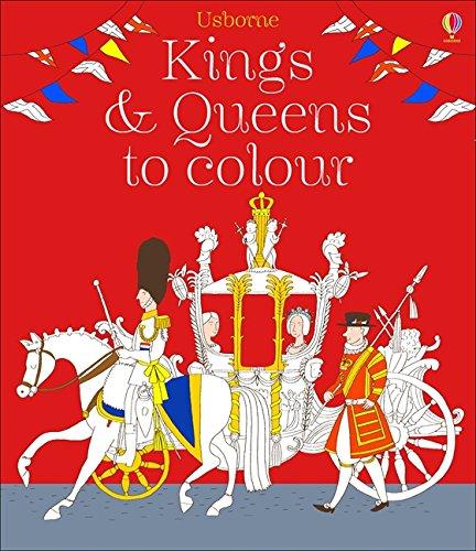 USBORNE ART Kings and Queens to Colour - ONLINE SCHOOL BOOK FAIRS 