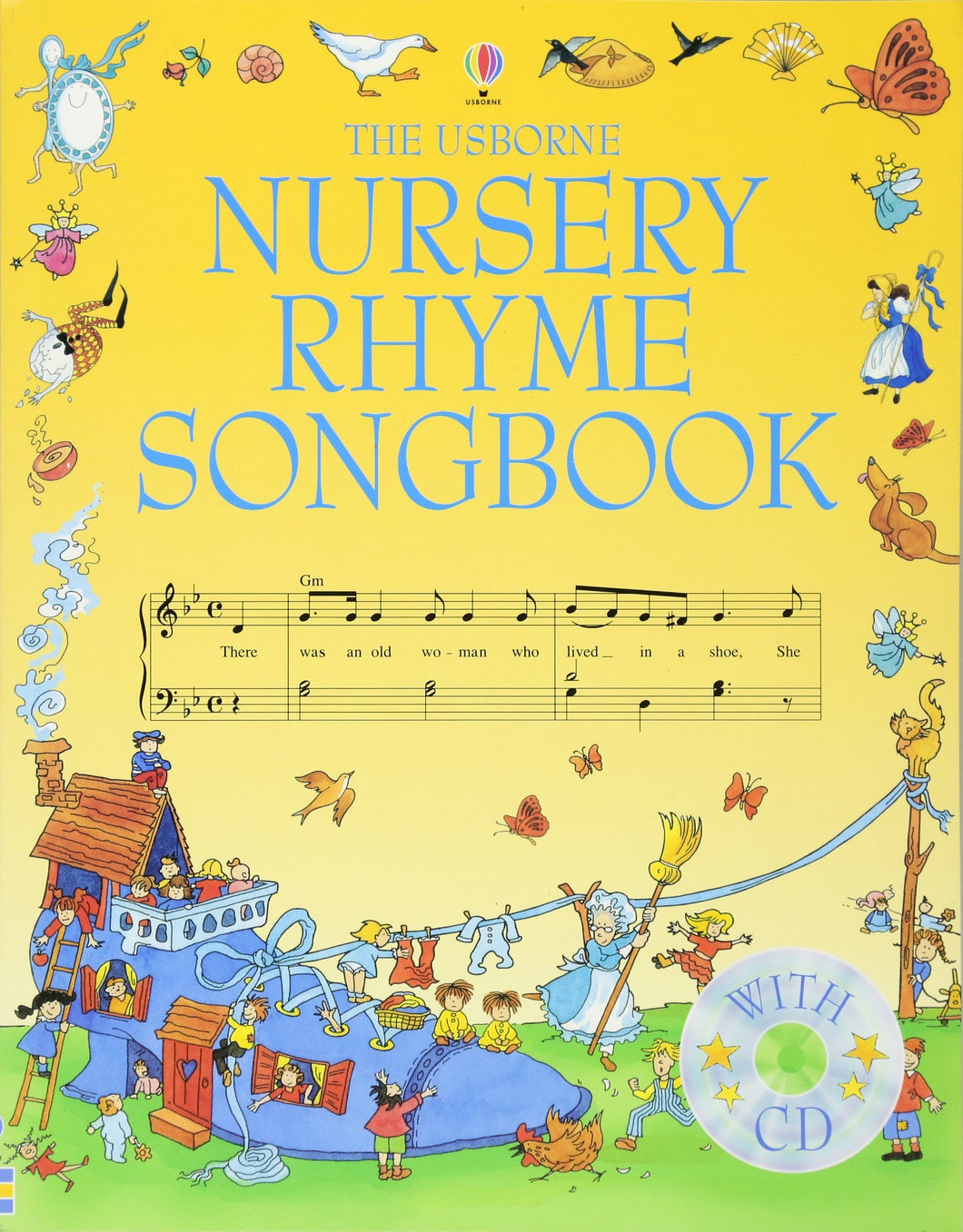 AN USBORNE BOOK:Nursery Rhyme songbook+cd