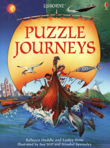 USBORNE Puzzle Journeys 3 BOOKS IN 1