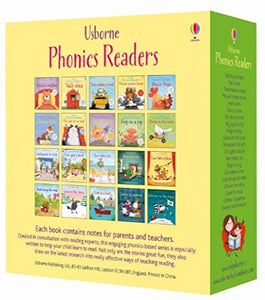 AN USBORNE 20 book Phonics Readers Boxset [Paperback]